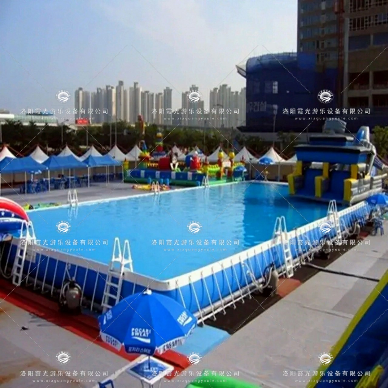 丰南广告支架游泳池